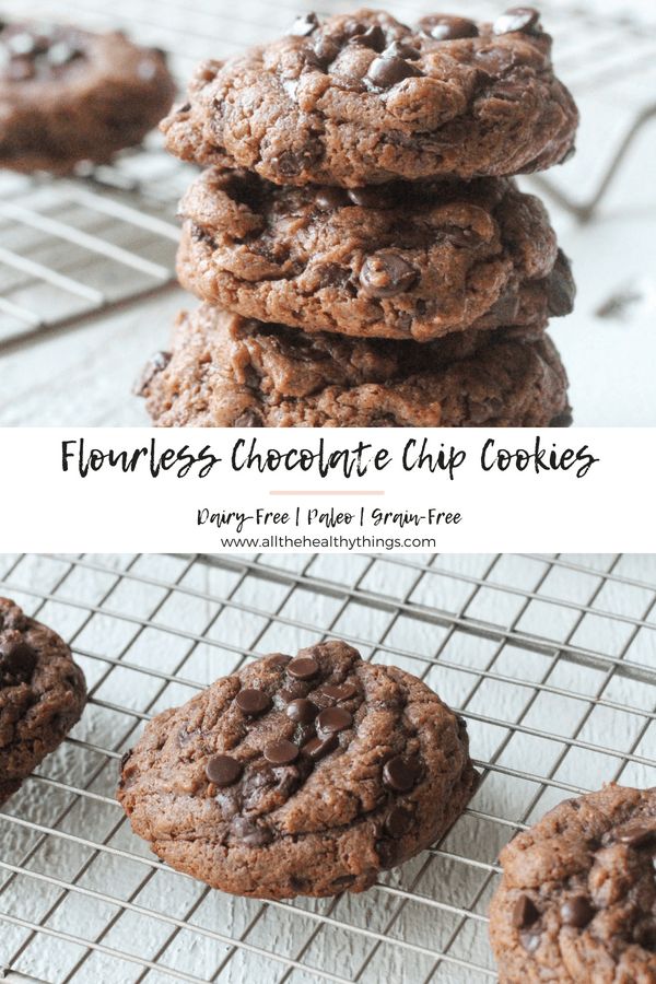 Easy Flourless Chocolate Chip Cookies: Gluten-Free & Vegan Options
